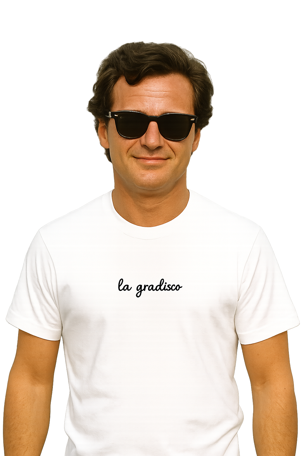 T-shirt girocollo Unisex Ricamata - La gradisco