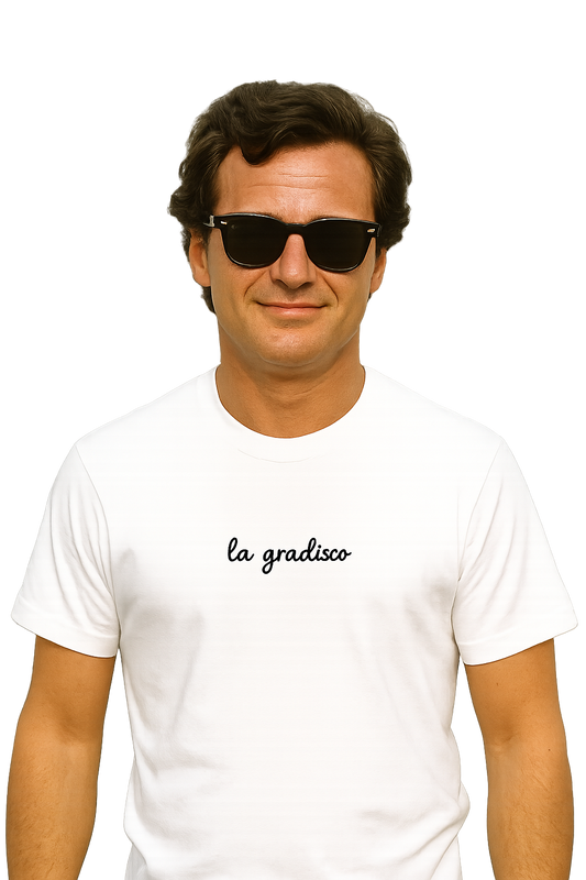 T-shirt girocollo Unisex Ricamata - La gradisco