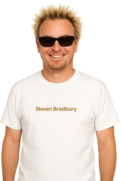 T-shirt girocollo Unisex Ricamata - Steven Bradbury