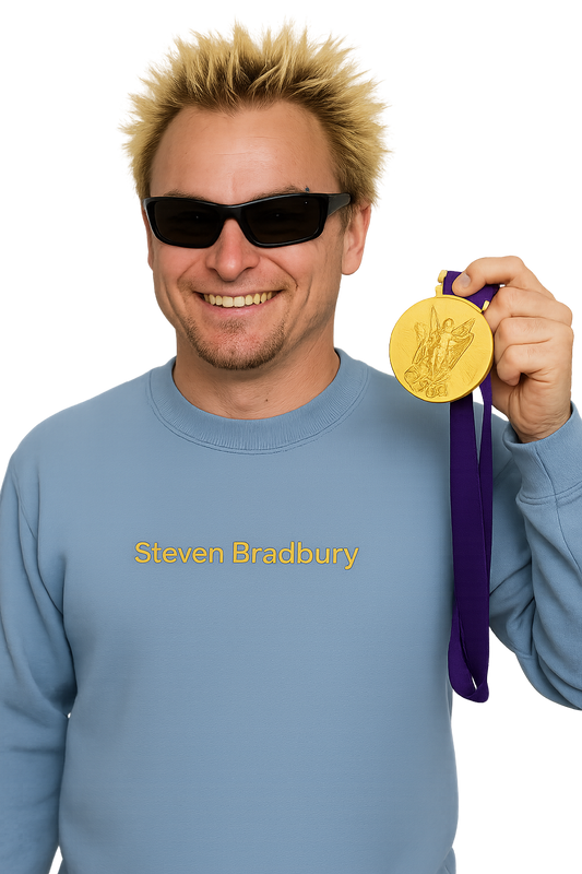 Felpa girocollo Unisex Ricamata | Steven Bradbury