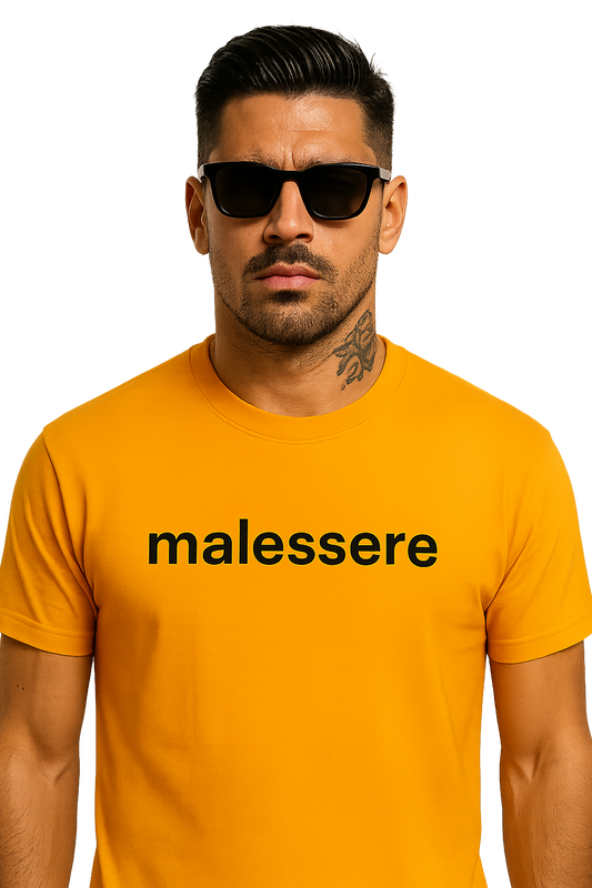 T-shirt girocollo Unisex Ricamata - malessere