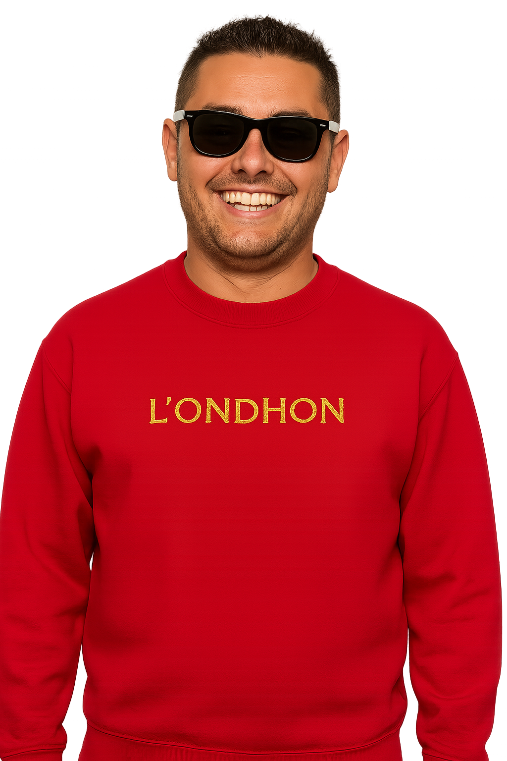 Felpa girocollo unisex Ricamata | L'ONDHON