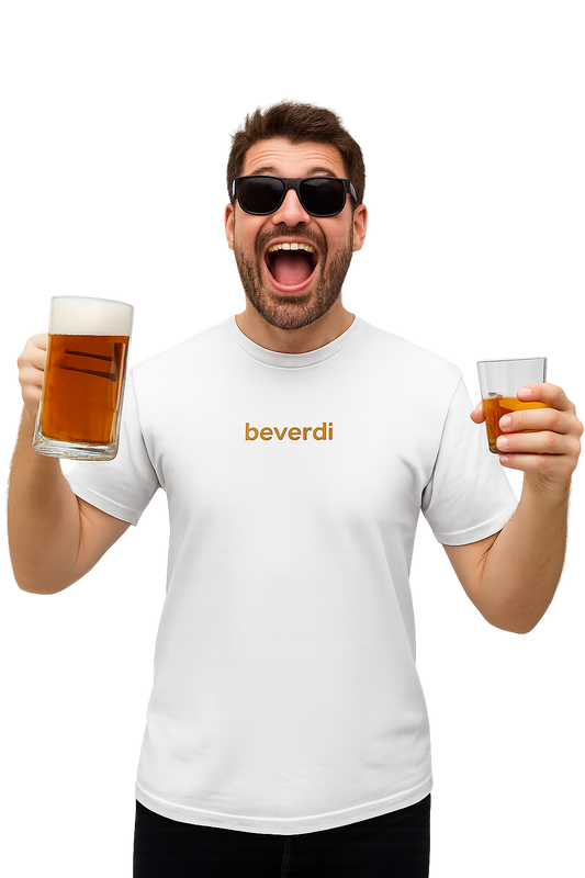 T-shirt girocollo Unisex Ricamata - beverdì