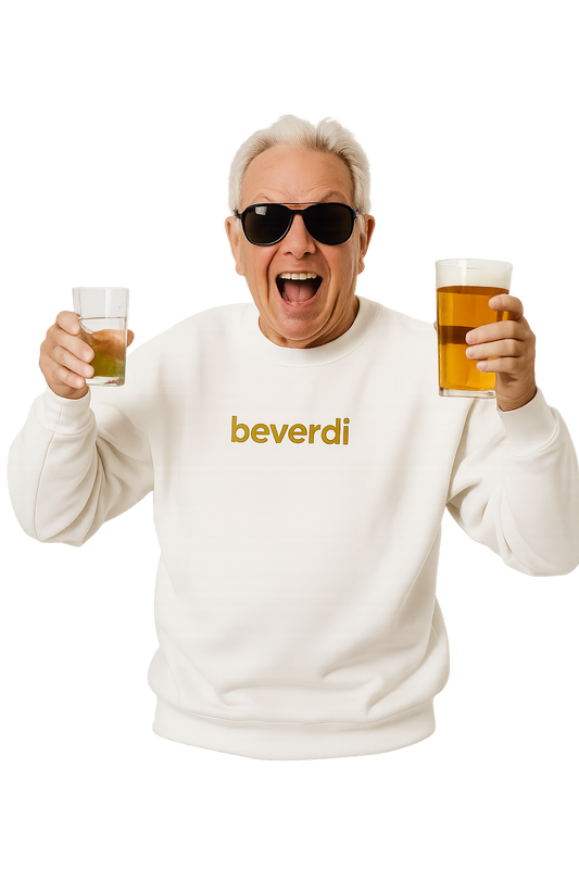 Felpa girocollo unisex Ricamata | beverdì