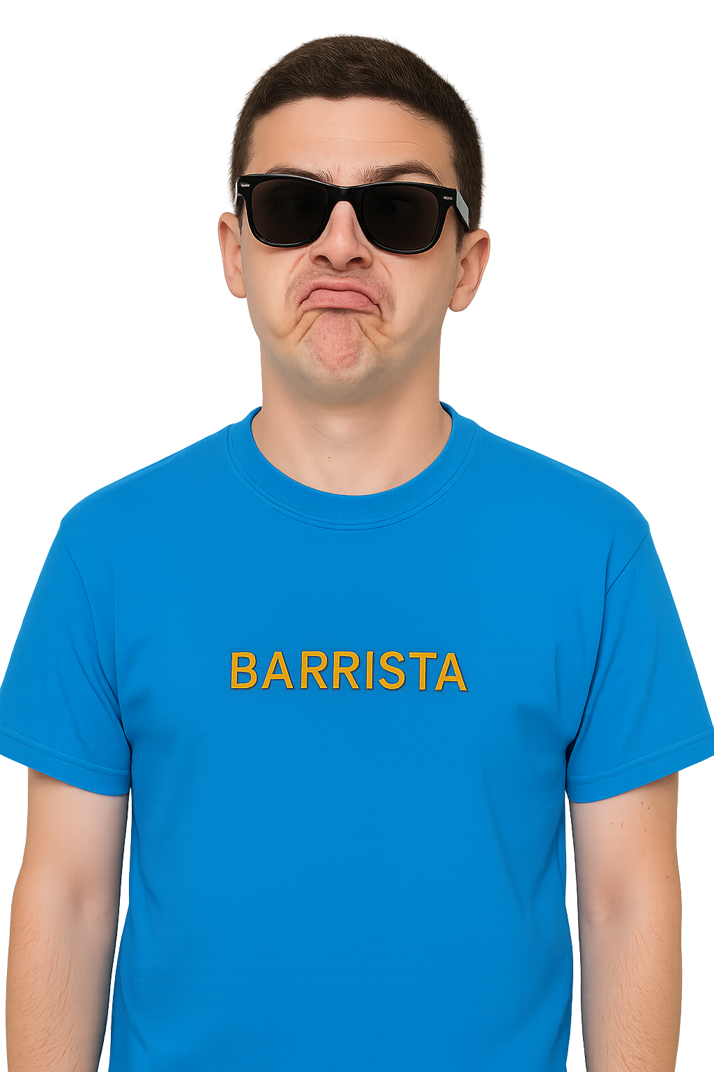T-shirt girocollo Unisex Ricamata - BARRISTA