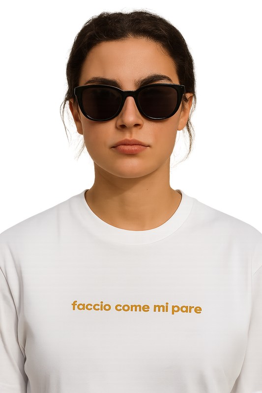 Felpa girocollo unisex Ricamata | faccio come mi pare