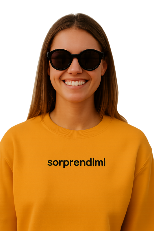 Felpa girocollo unisex Ricamata | soprendimi