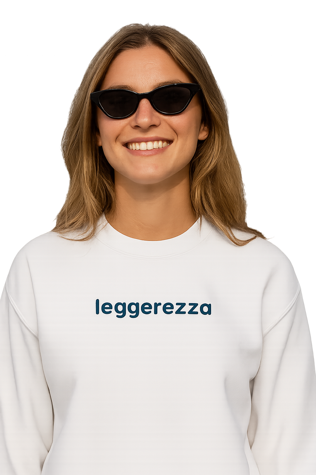 Felpa girocollo unisex Ricamata | leggerezza