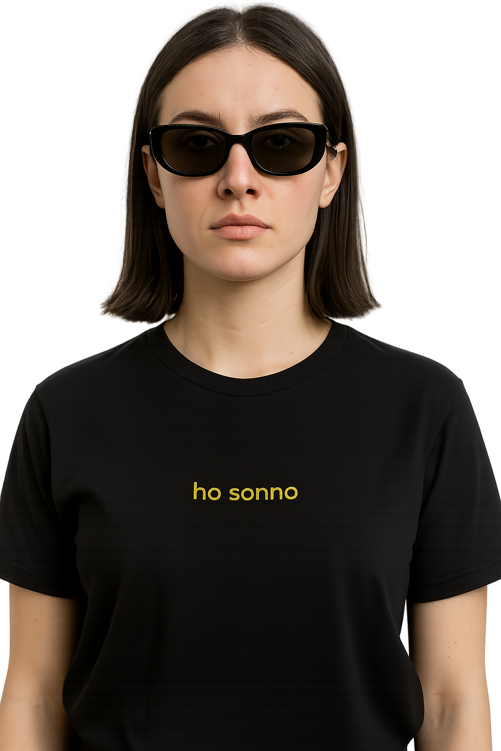 T-shirt girocollo Unisex Ricamata - ho sonno