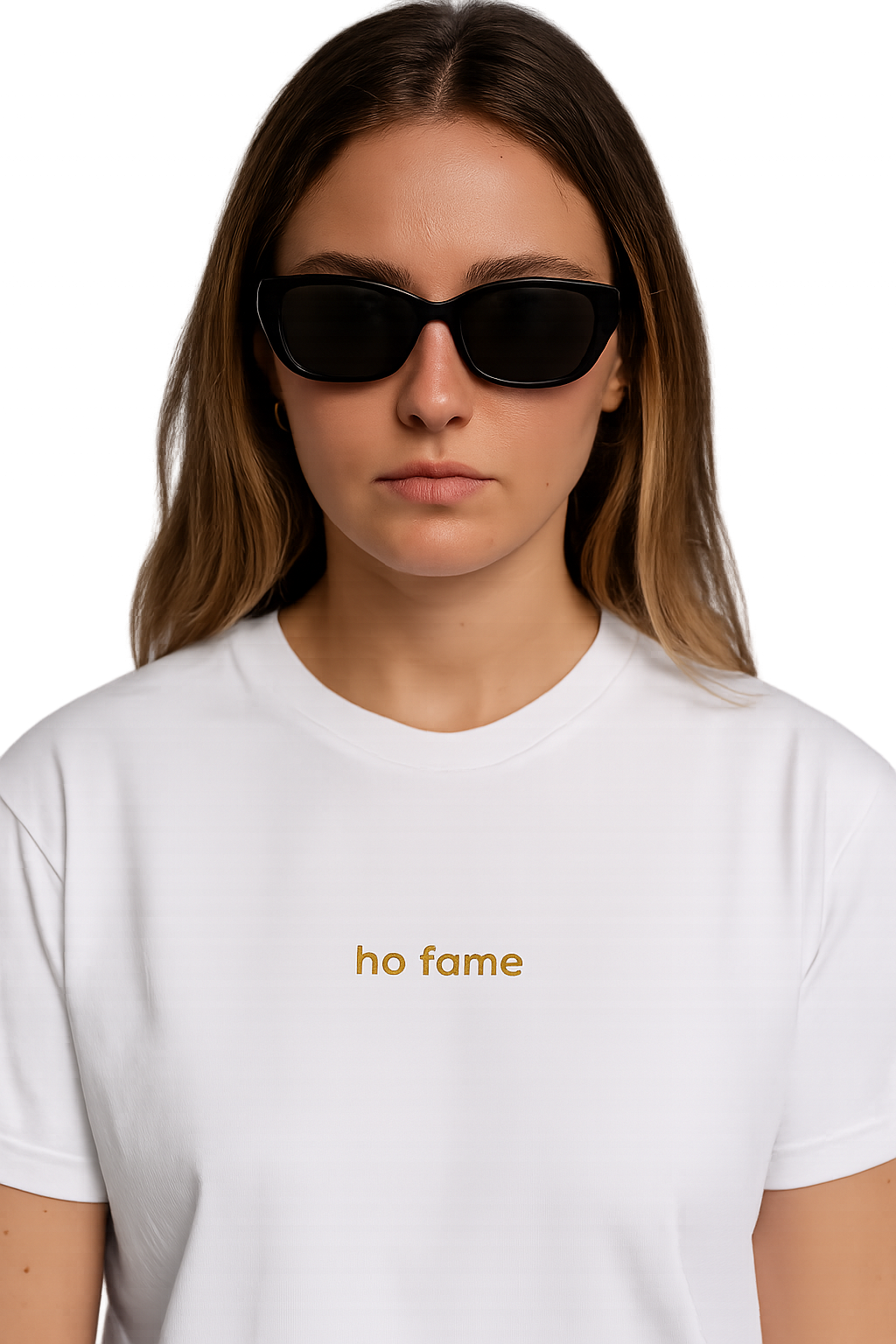 T-shirt girocollo Unisex Ricamata - ho fame