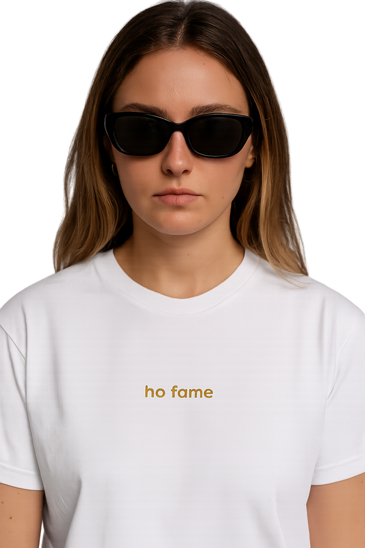 T-shirt girocollo Unisex Ricamata - ho fame