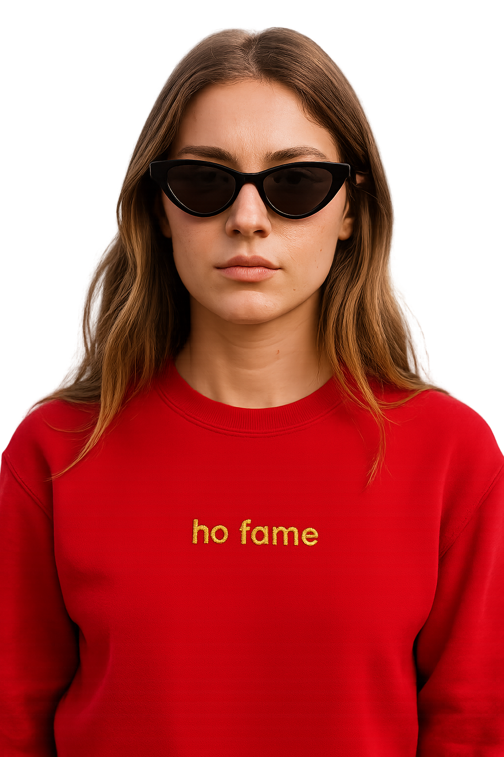 Felpa girocollo unisex Ricamata | ho fame