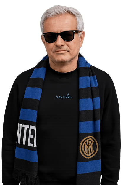 Felpa girocollo Unisex Ricamata | Amala