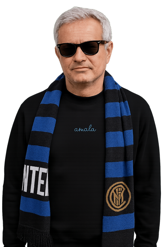 Felpa girocollo Unisex Ricamata | Amala