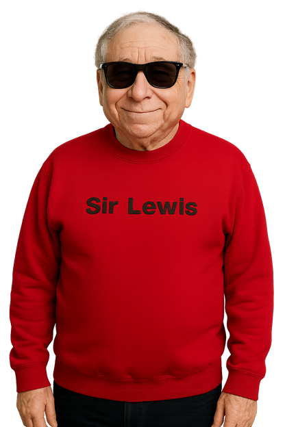 Felpa girocollo Unisex Ricamata | Sir Lewis