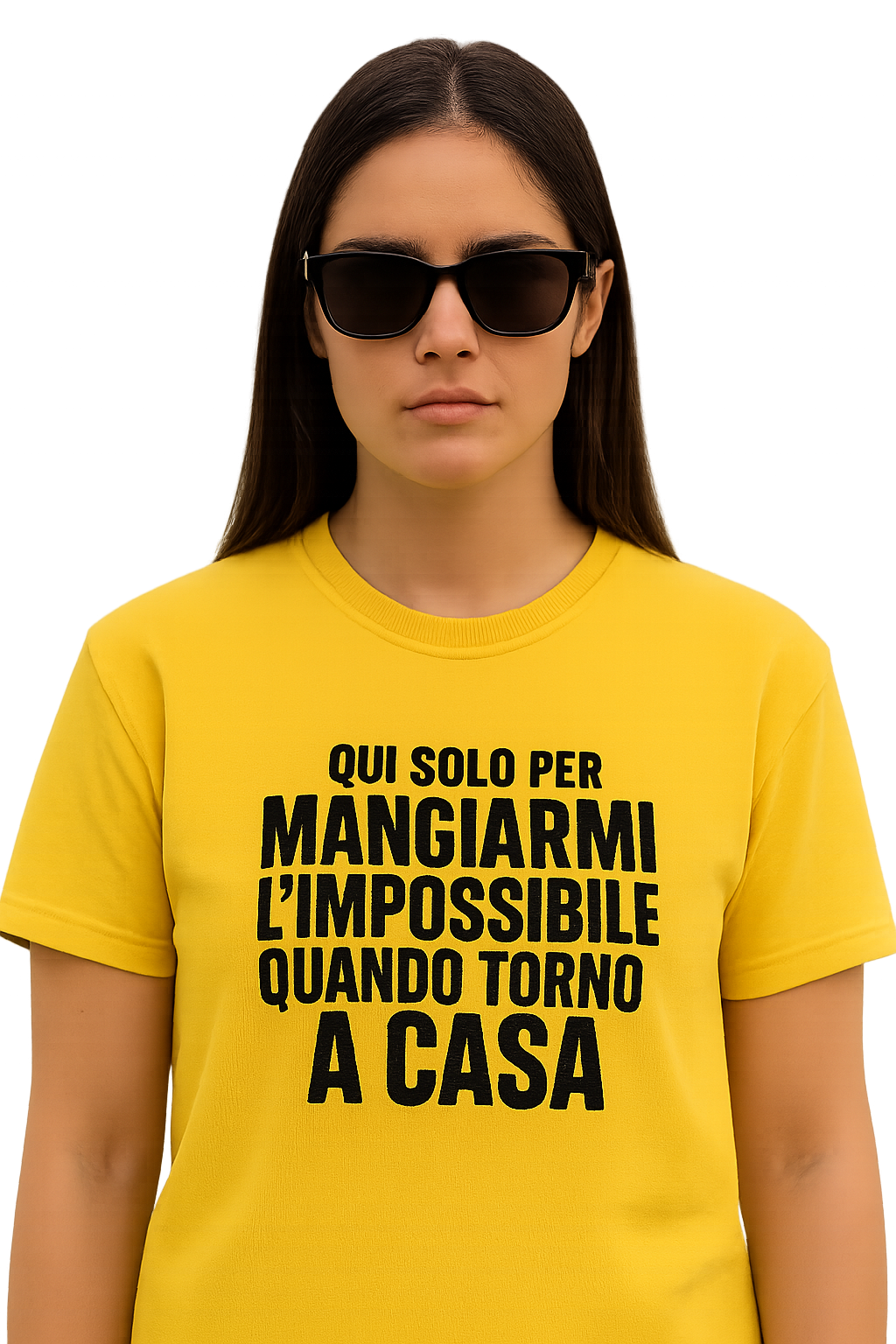 T-shirt Girocollo Classica Unisex | mangiarmi l'impossibile