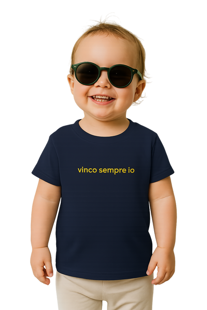 Maglietta classica a girocollo per neonati - vinco sempre io