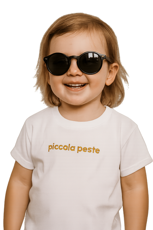 Maglietta classica a girocollo per neonati - Piccola Peste