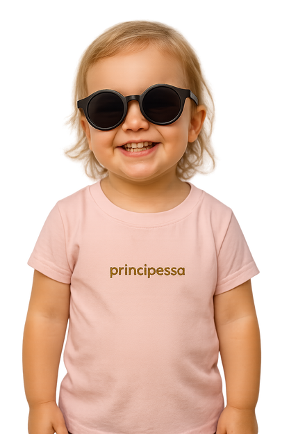 Maglietta classica a girocollo per neonati - Principessa