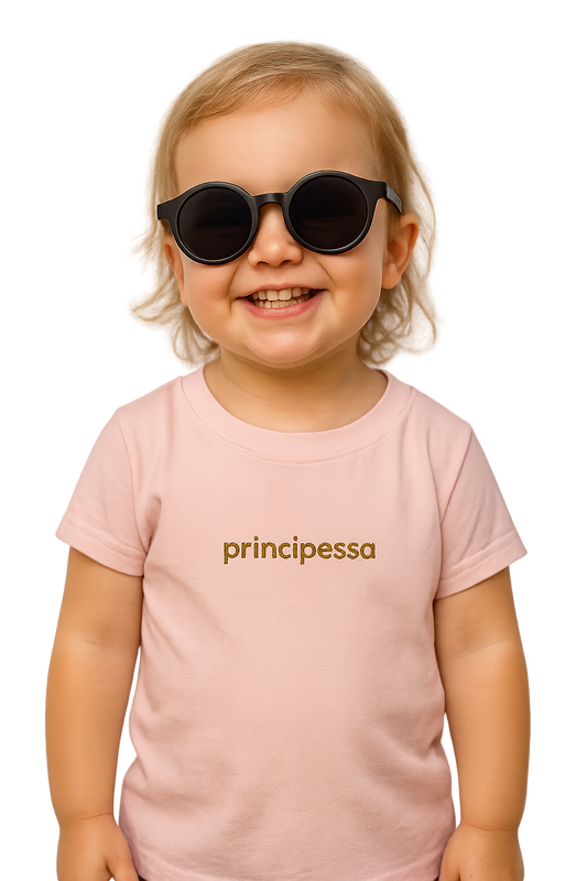 Maglietta classica a girocollo per neonati - Principessa
