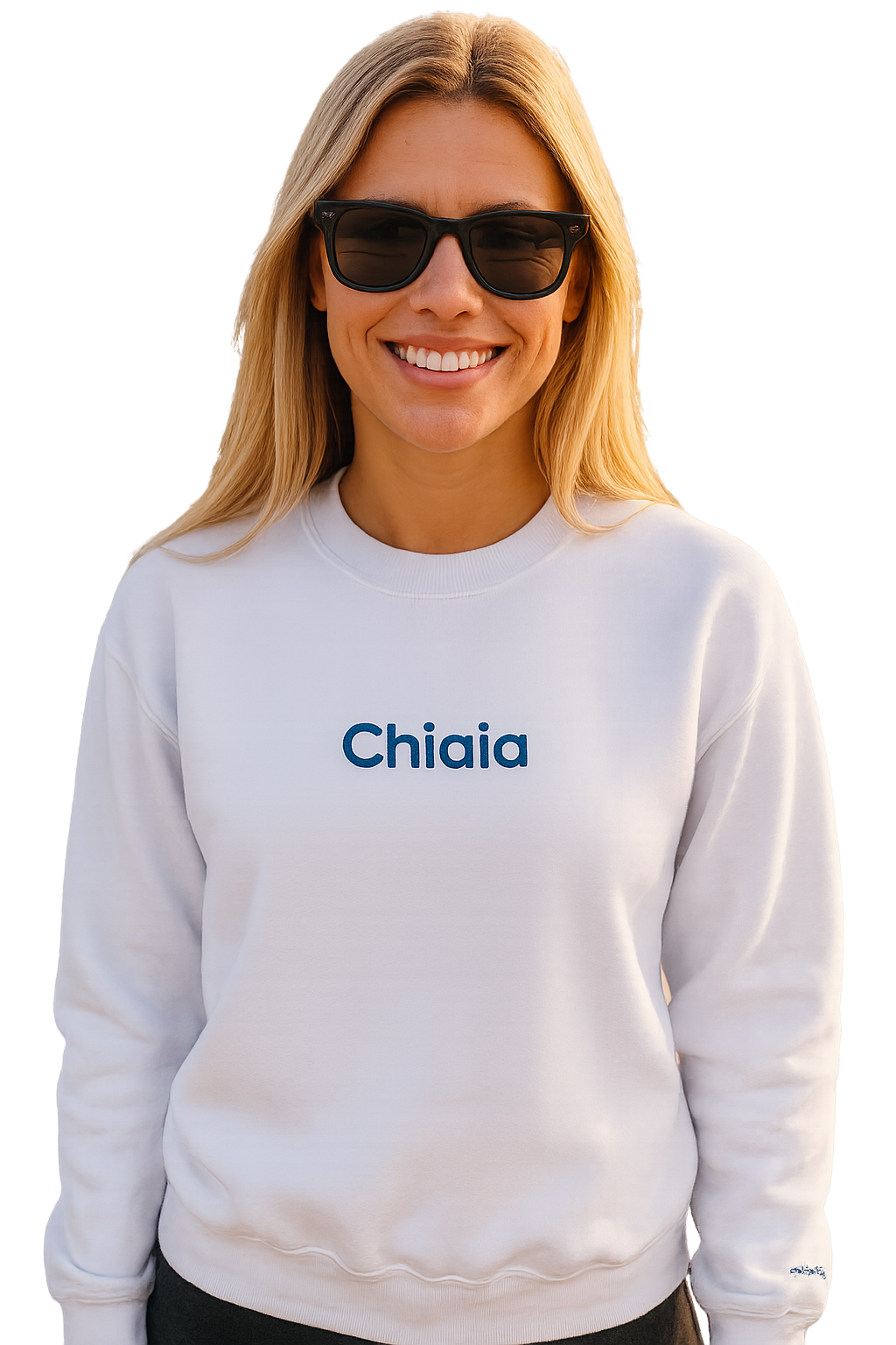 Felpa girocollo Unisex Ricamata | Chiaia Napoli