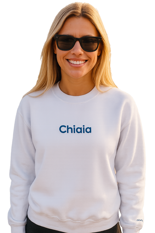 Felpa girocollo Unisex Ricamata | Chiaia Napoli