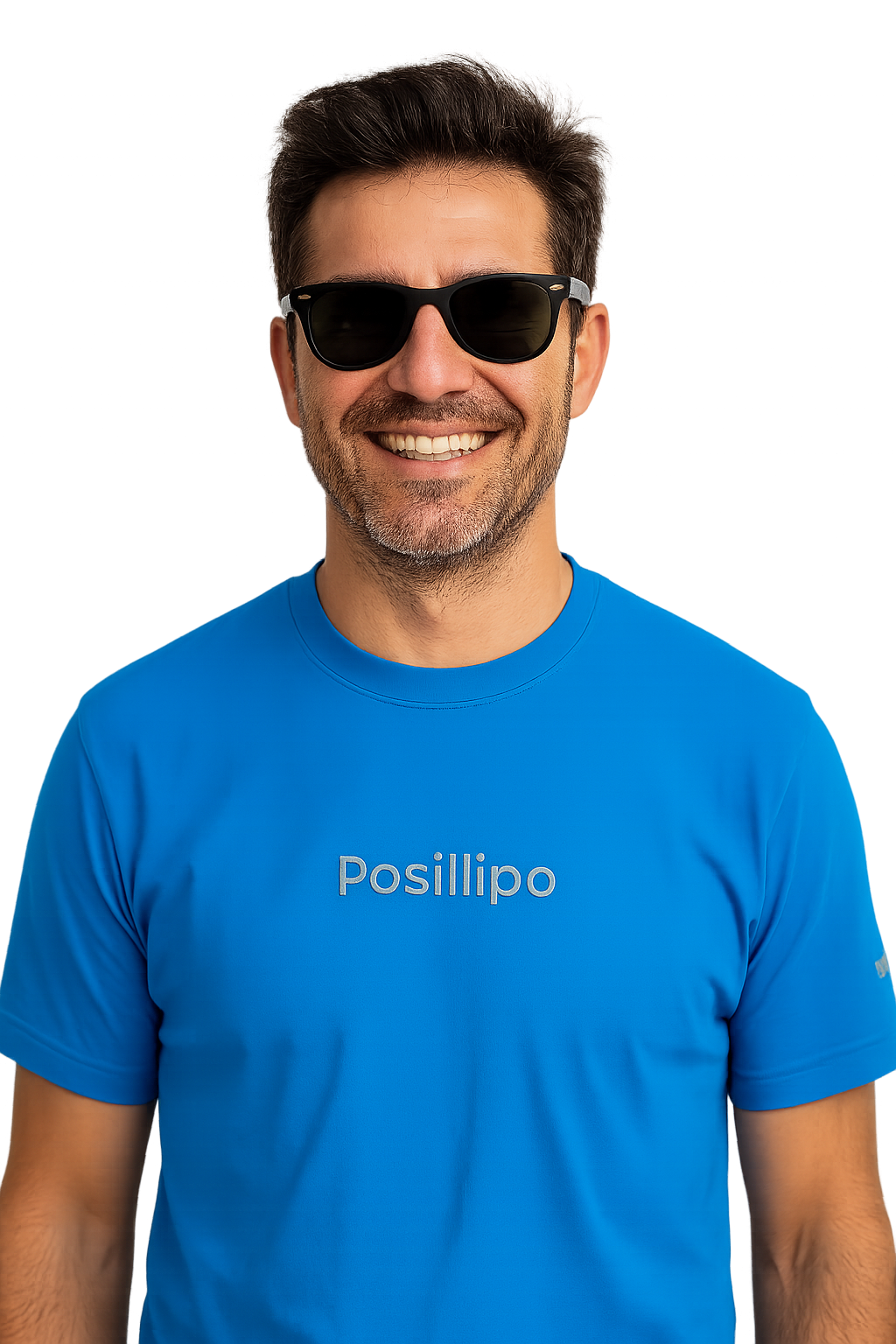 T-shirt girocollo Unisex Ricamata - Posillipo Napoli