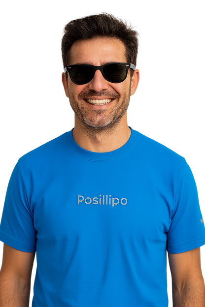 T-shirt girocollo Unisex Ricamata - Posillipo Napoli