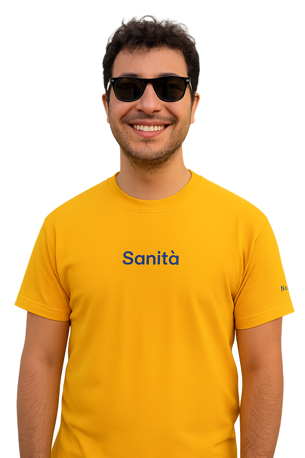 T-shirt girocollo Unisex Ricamata - Sanità Napoli