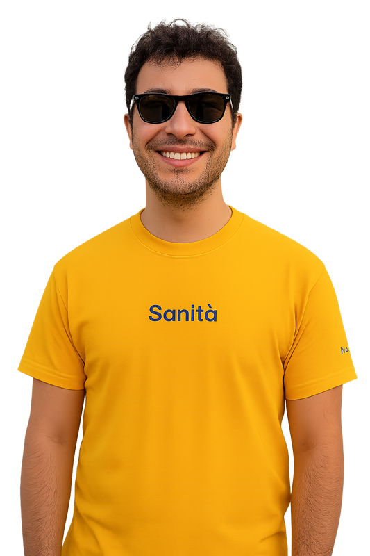 T-shirt girocollo Unisex Ricamata - Sanità Napoli