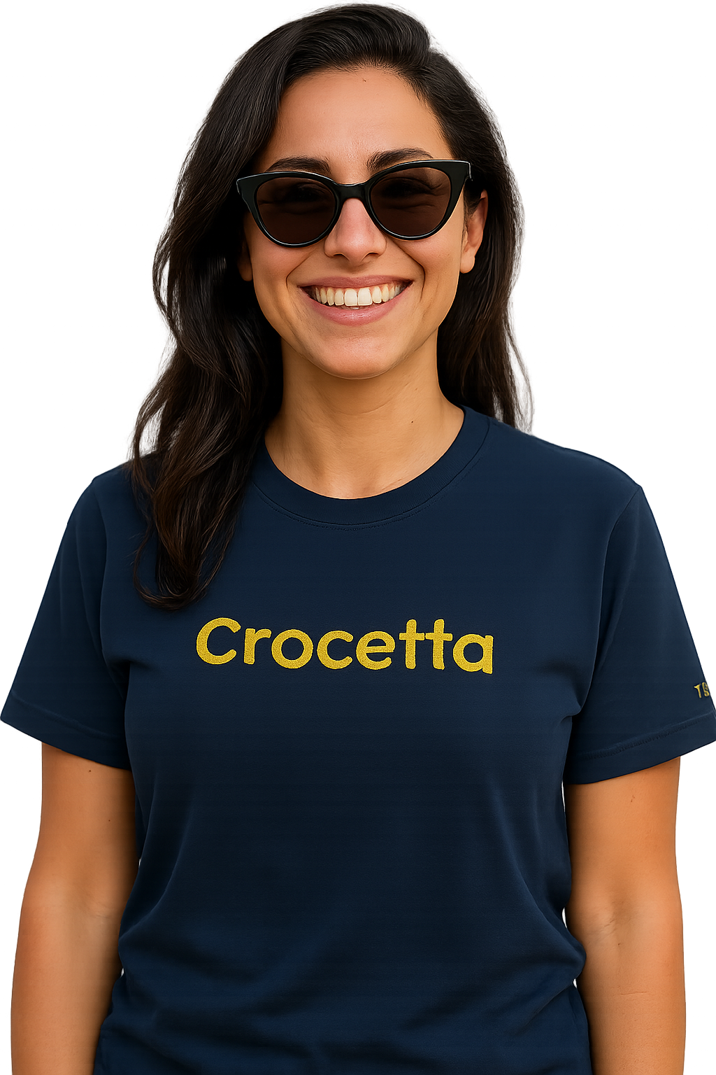 T-shirt girocollo Unisex Ricamata - Crocetta Torino