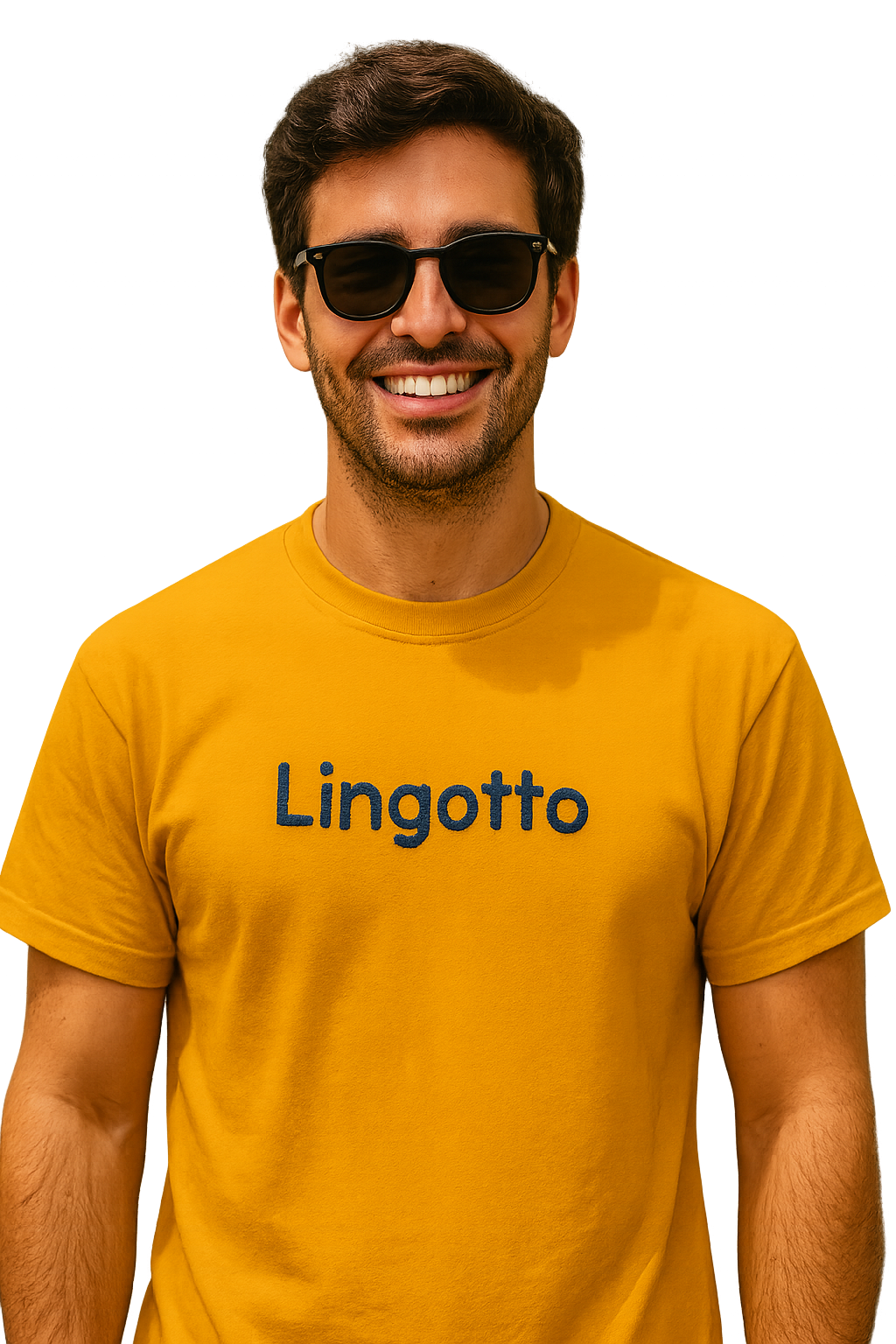 T-shirt girocollo Unisex Ricamata - Lingotto Torino