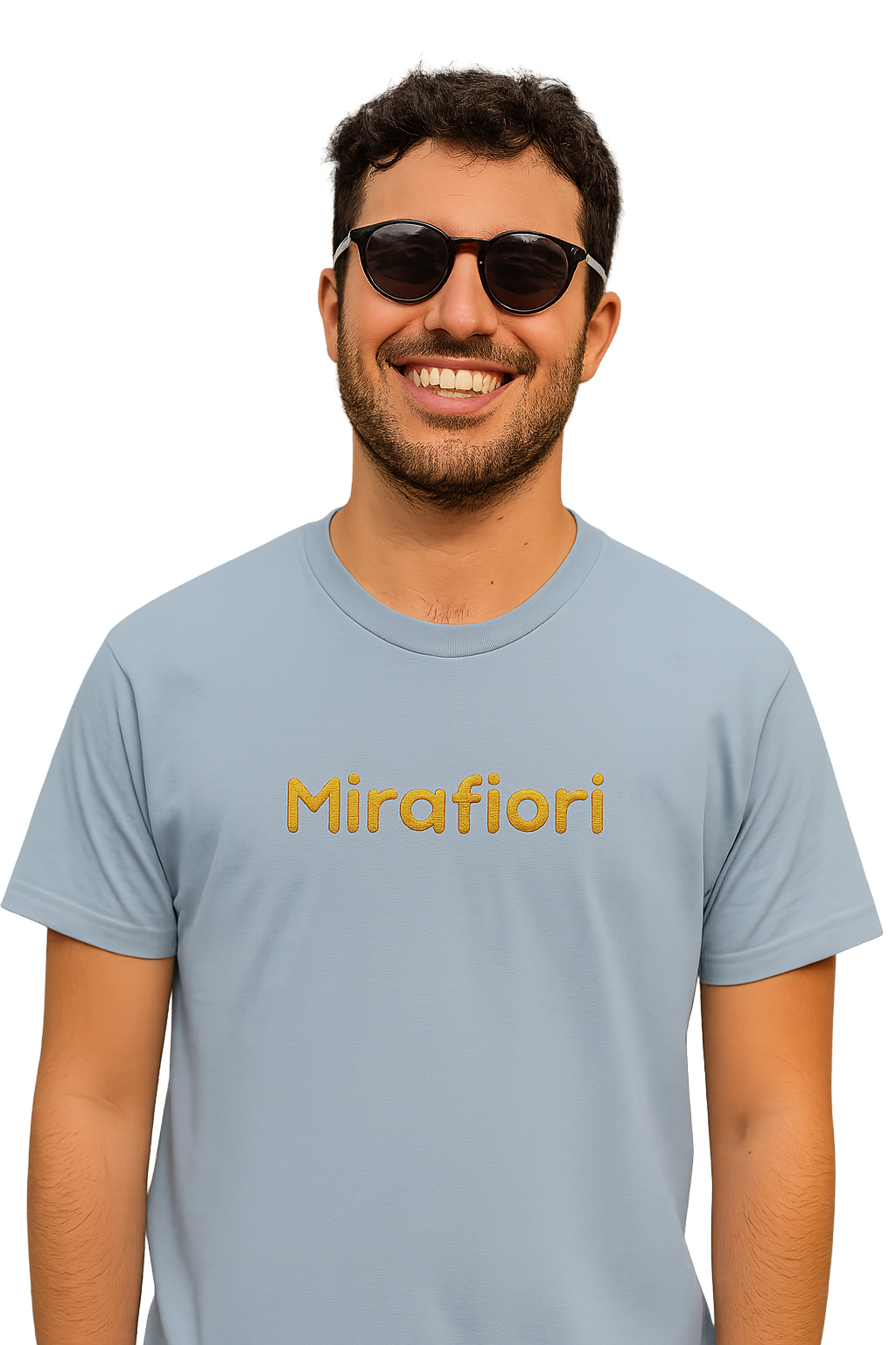 T-shirt girocollo Unisex Ricamata - Mirafiori Torino