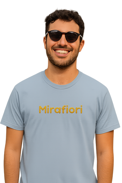 T-shirt girocollo Unisex Ricamata - Mirafiori Torino