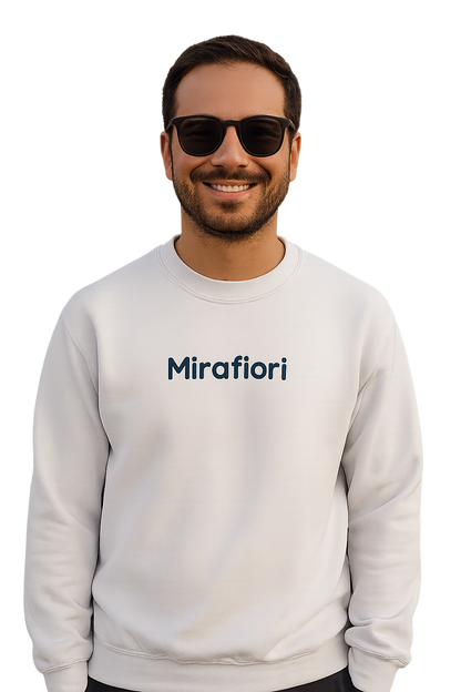 Felpa girocollo Unisex Ricamata | Mirafiori Torino