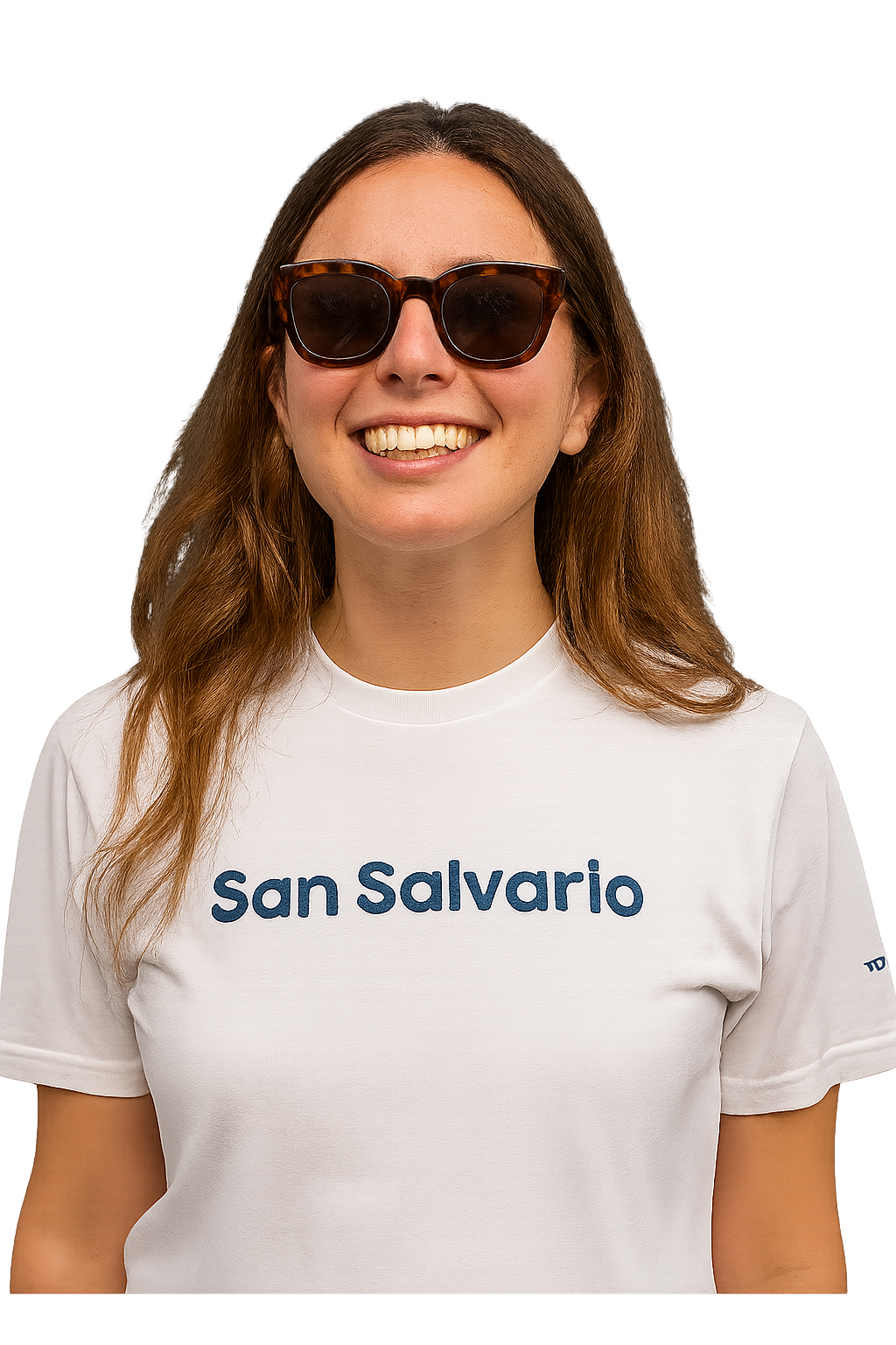 T-shirt girocollo Unisex Ricamata - San Salvario Torino