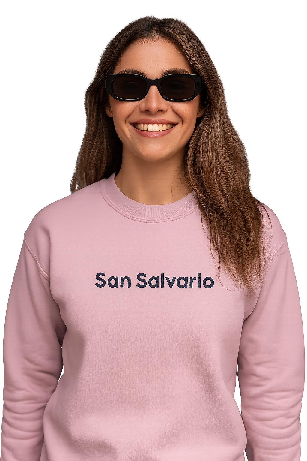 Felpa girocollo Unisex Ricamata | San Salvario Torino