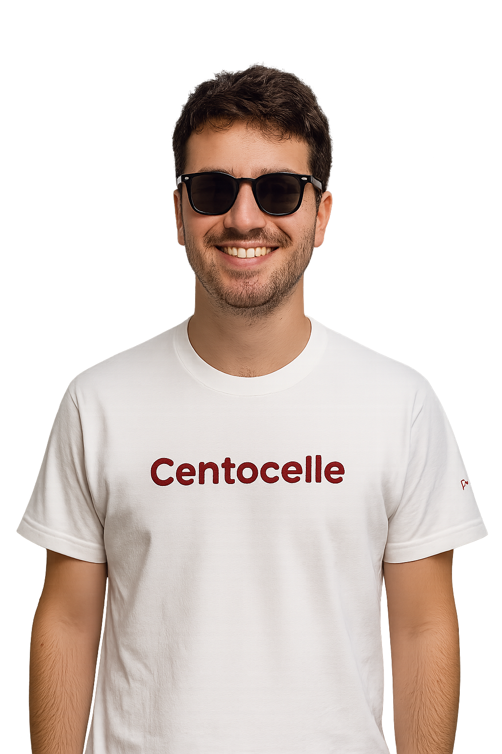 T-shirt girocollo Unisex Ricamata - Centocelle Roma