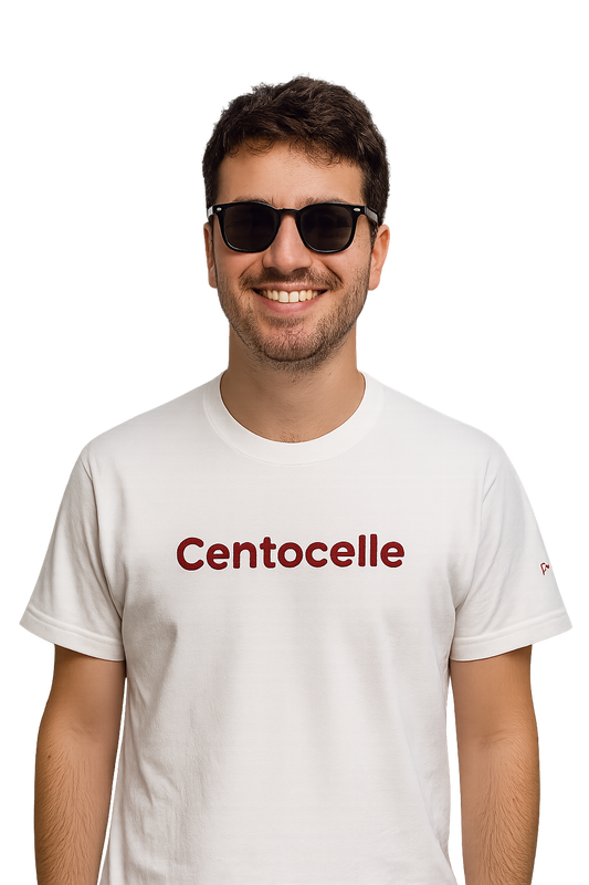 T-shirt girocollo Unisex Ricamata - Centocelle Roma