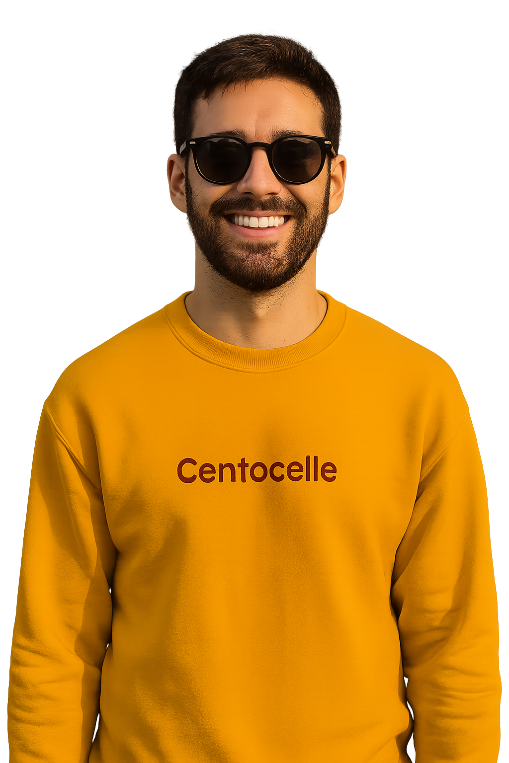 Felpa girocollo Unisex Ricamata | Centocelle Roma