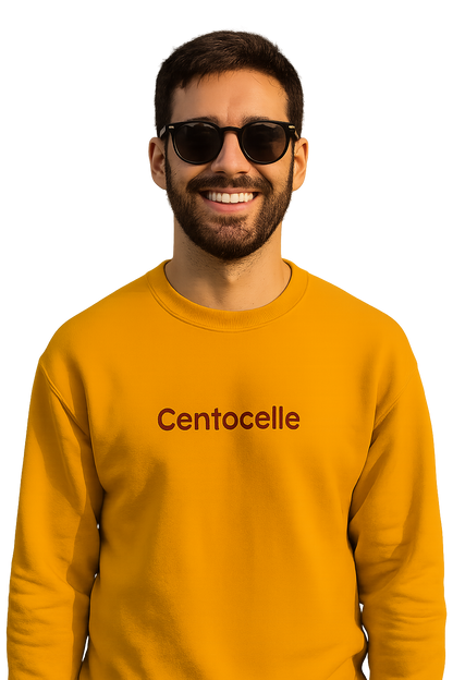 Felpa girocollo Unisex Ricamata | Centocelle Roma