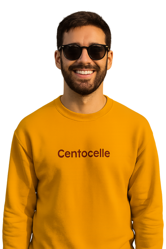 Felpa girocollo Unisex Ricamata | Centocelle Roma