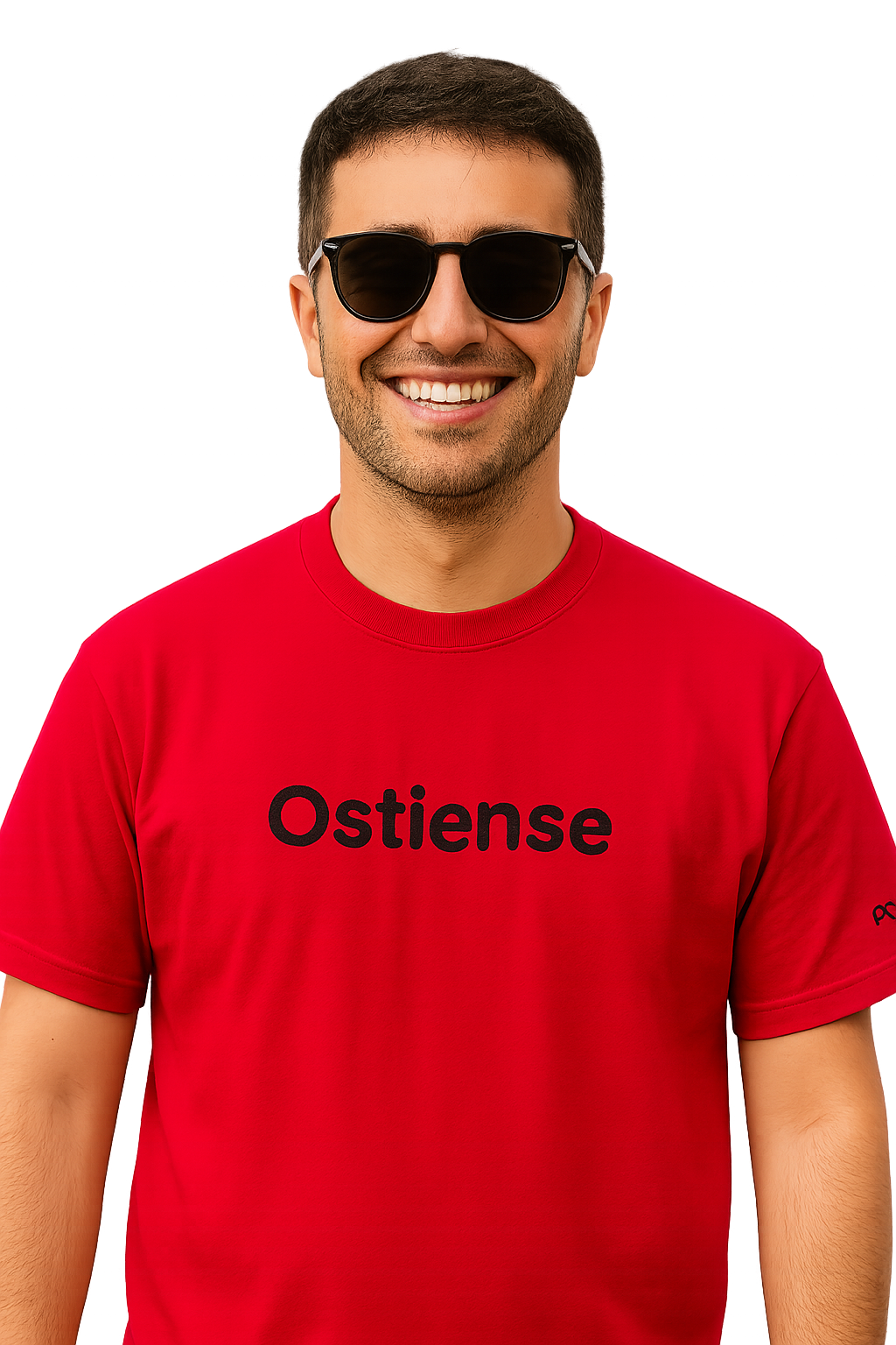 T-shirt girocollo Unisex Ricamata - Ostiense Roma