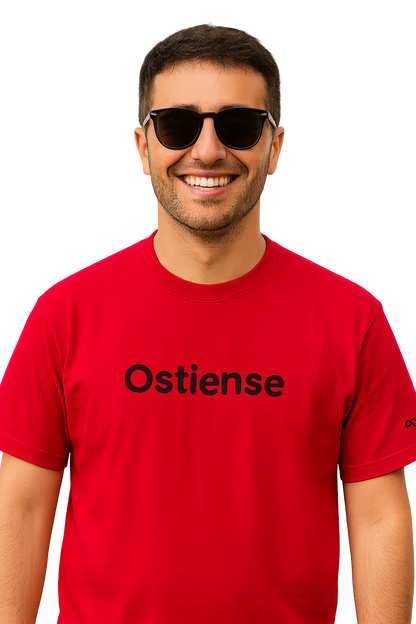 T-shirt girocollo Unisex Ricamata - Ostiense Roma