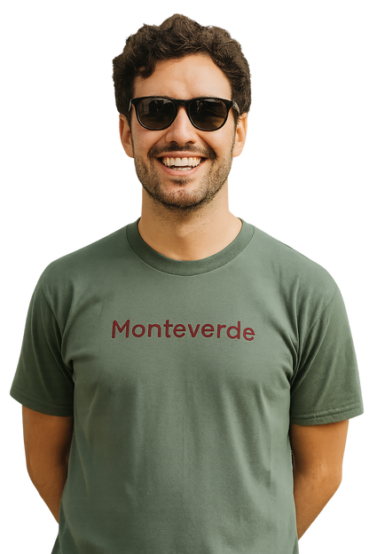 T-shirt girocollo Unisex Ricamata - Monteverde Roma