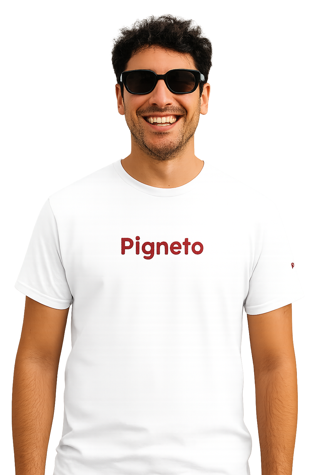 T-shirt girocollo Unisex Ricamata - Pigneto Roma