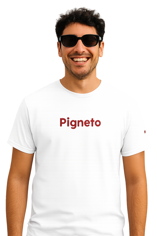T-shirt girocollo Unisex Ricamata - Pigneto Roma