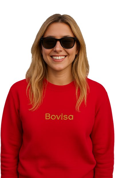 Felpa girocollo Unisex Ricamata | Bovisa Milano