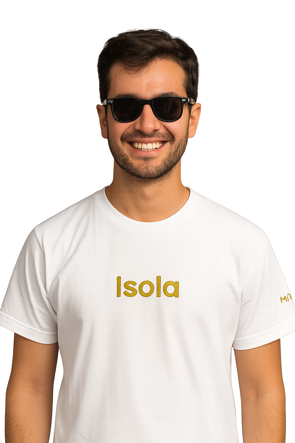 T-shirt girocollo Unisex Ricamata - Isola Milano