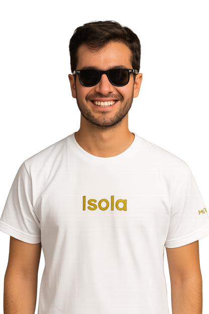 T-shirt girocollo Unisex Ricamata - Isola Milano